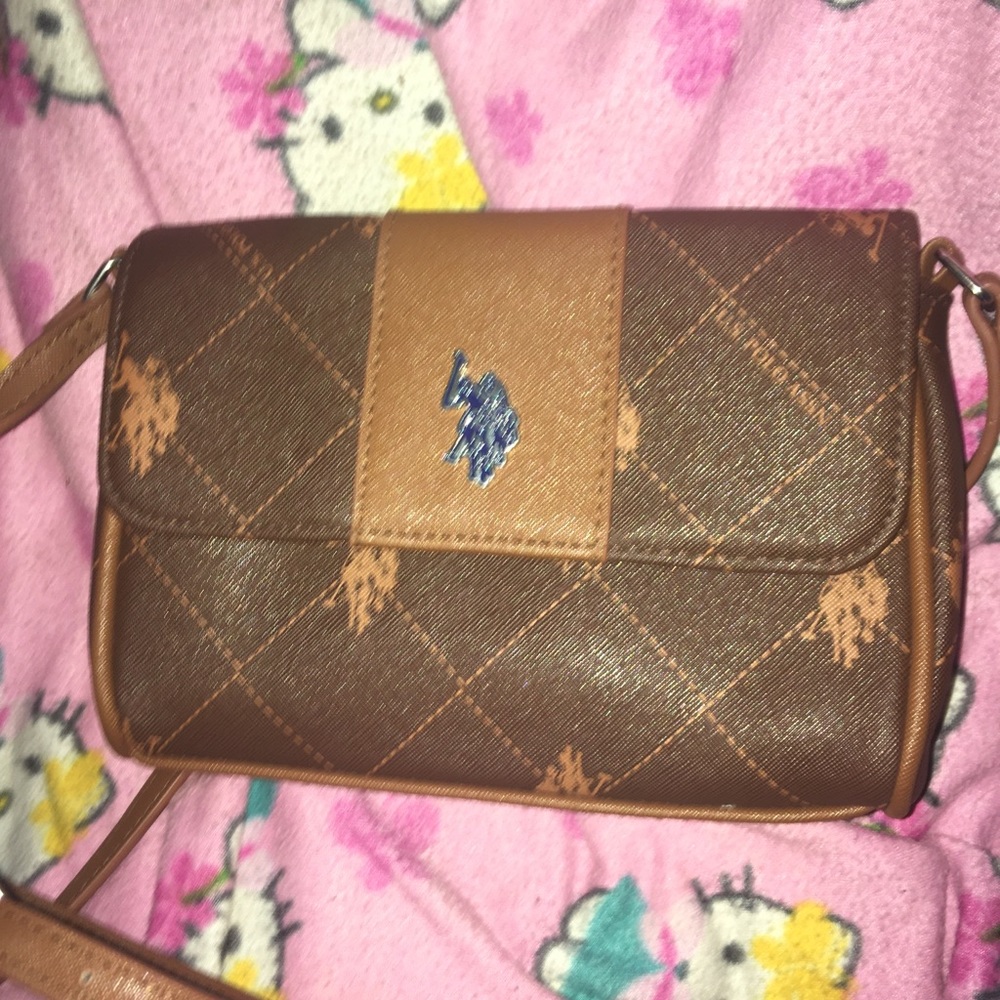 Cross body polo assn bag